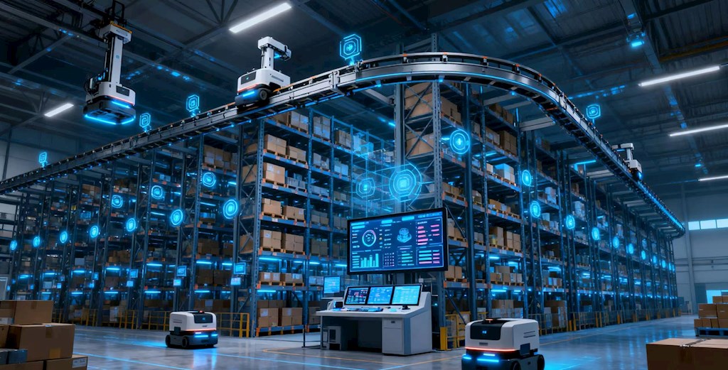 自动化仓储,物联网,智能物流枢纽,现代仓储管理